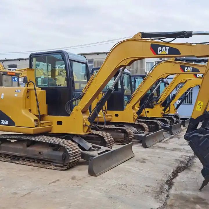 2016 Caterpillar 306D crawler excavator, side view 2016 Caterpillar 306D crawler excavator, side view