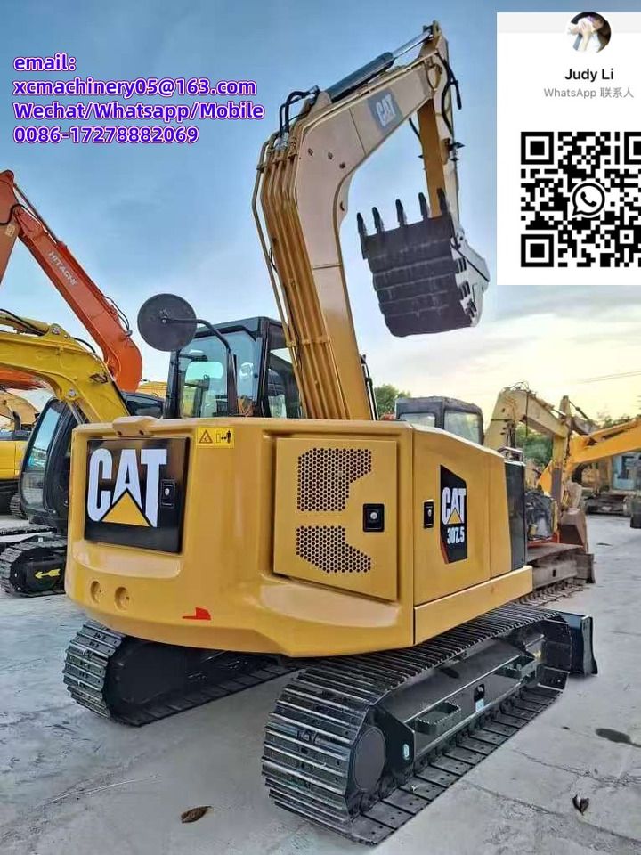 2024 Caterpillar 307.5 excavator rear view