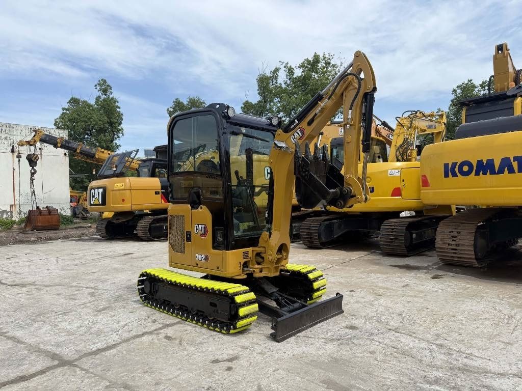2023 Caterpillar 302CR mini excavator, front three-quarter view 2023 Caterpillar 302CR mini excavator, front three-quarter view