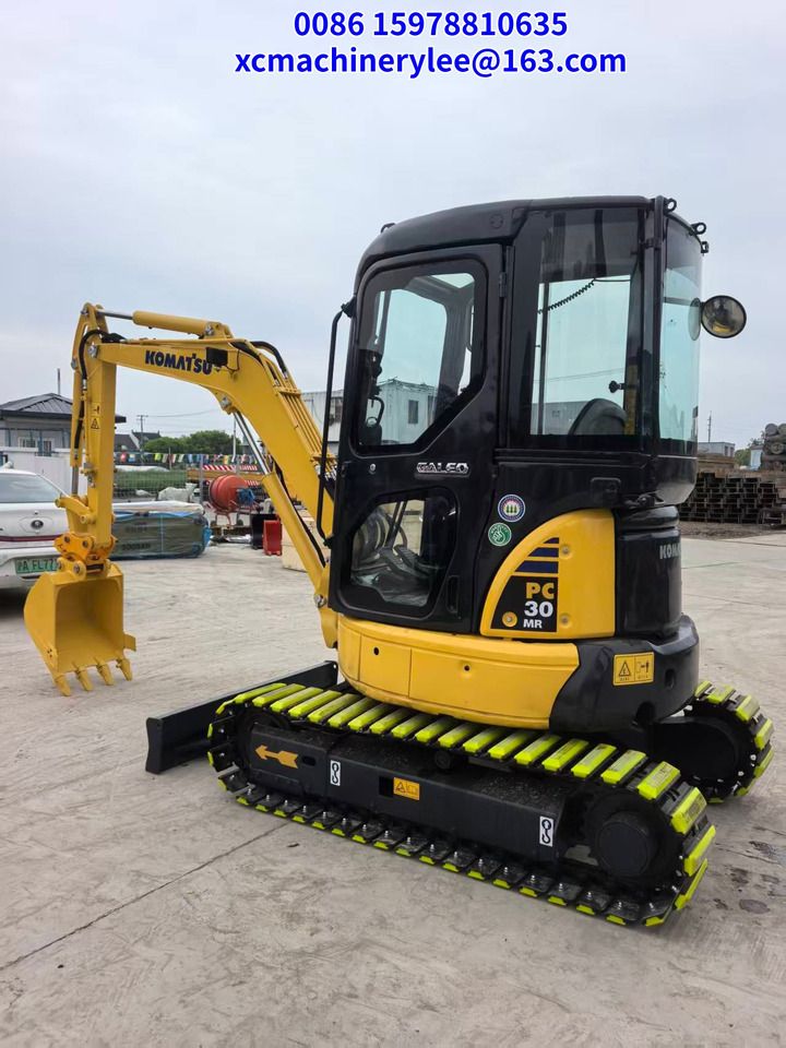 2024 Komatsu PC30MR mini excavator, side view