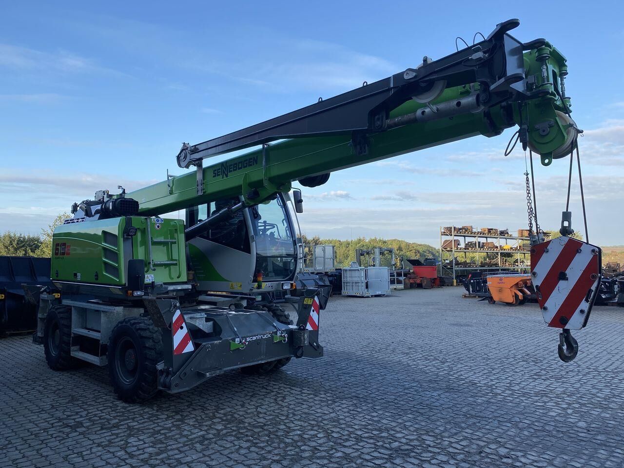 2023 Sennebogen 613E-M material handler, side view