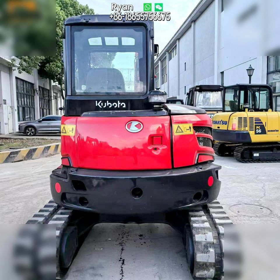 2023 Kubota KX057-4 mini excavator rear view 2023 Kubota KX057-4 mini excavator rear view