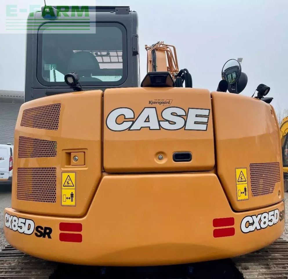 2023 CASE CX85D SR mini excavator rear view 2023 CASE CX85D SR mini excavator rear view