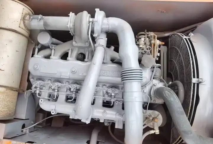 Hitachi EX200 Crawler Excavator engine compartment view