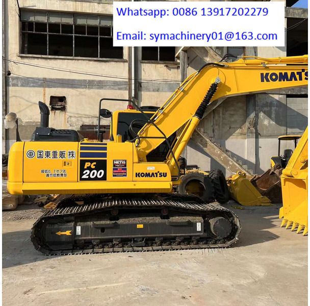 2024 Komatsu PC200-8 paletli ekskavatör yan görünüm 2024 Komatsu PC200-8 paletli ekskavatör yan görünüm
