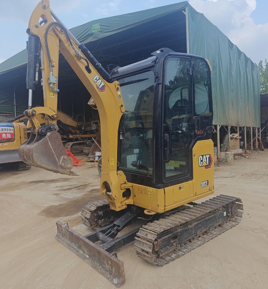 2020 Caterpillar 302CR mini excavator, side view