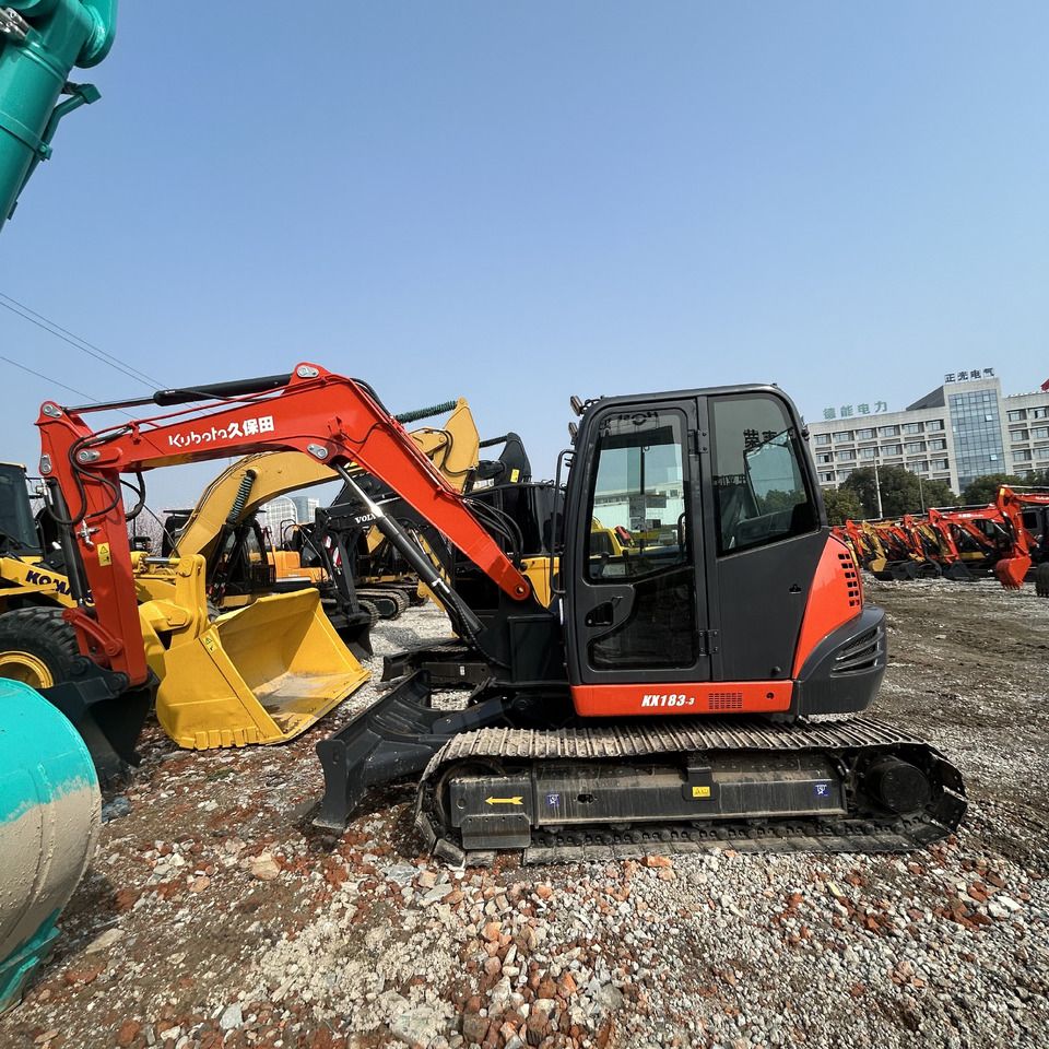 2024 Kubota KX183-3 mini excavator, side view 2024 Kubota KX183-3 mini excavator, side view