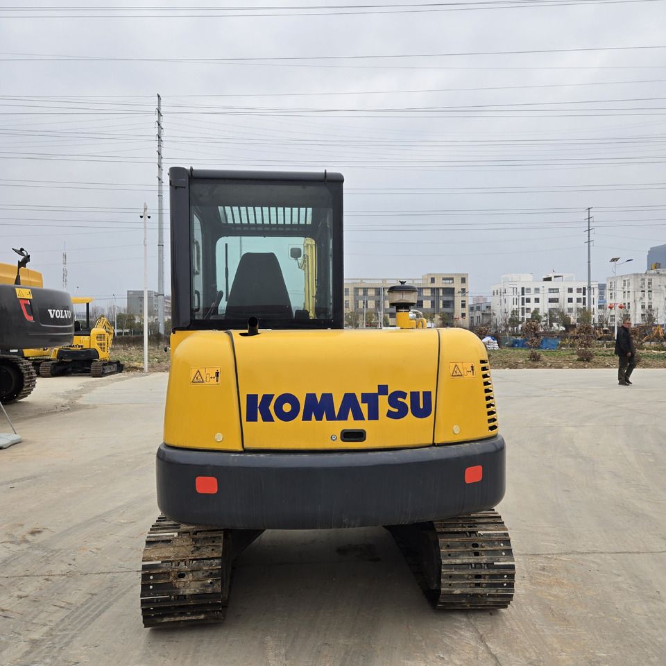 2022 Komatsu PC56-7 mini excavator rear view 2022 Komatsu PC56-7 mini excavator rear view