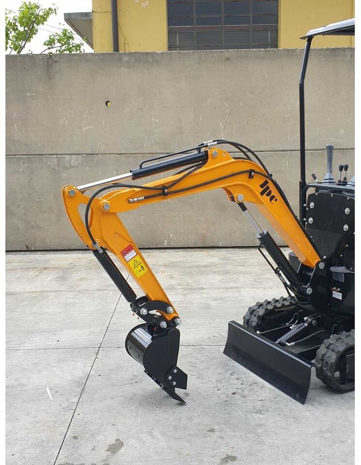 2026 JPC HT-12 mini excavator, front three-quarter view 2026 JPC HT-12 mini excavator, front three-quarter view