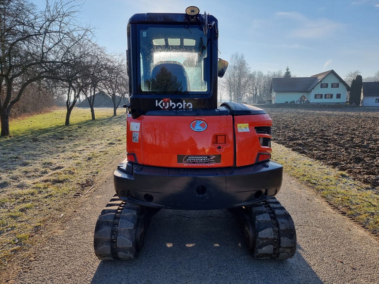 2015 Kubota KX057-4 mini excavator, rear view 2015 Kubota KX057-4 mini excavator, rear view