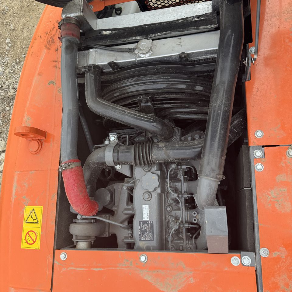 2023 Hitachi ZX120 crawler excavator engine compartment view 2023 Hitachi ZX120 crawler excavator engine compartment view