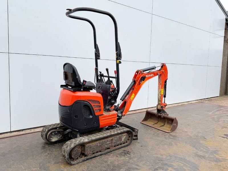 2019 Kubota U10-3 mini excavator, rear three-quarter view