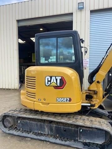 2022 Caterpillar 305E2 mini excavator, side profile view 2022 Caterpillar 305E2 mini excavator, side profile view