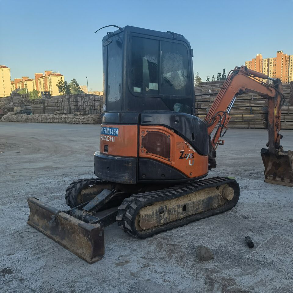 2024 Hitachi ZX30U-2 mini excavator, rear three-quarter view