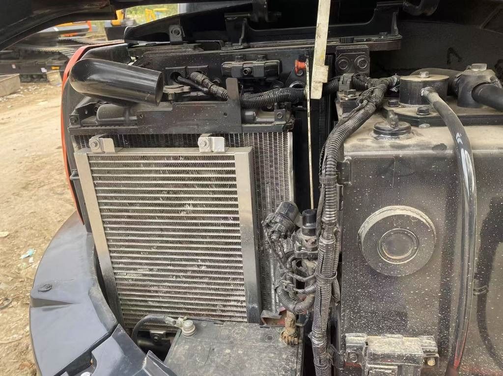 2023 Kubota 155 mini excavator engine compartment view