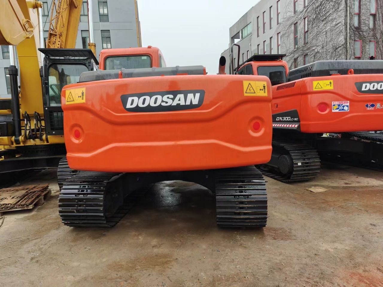 2023 Doosan DX140 excavator rear view