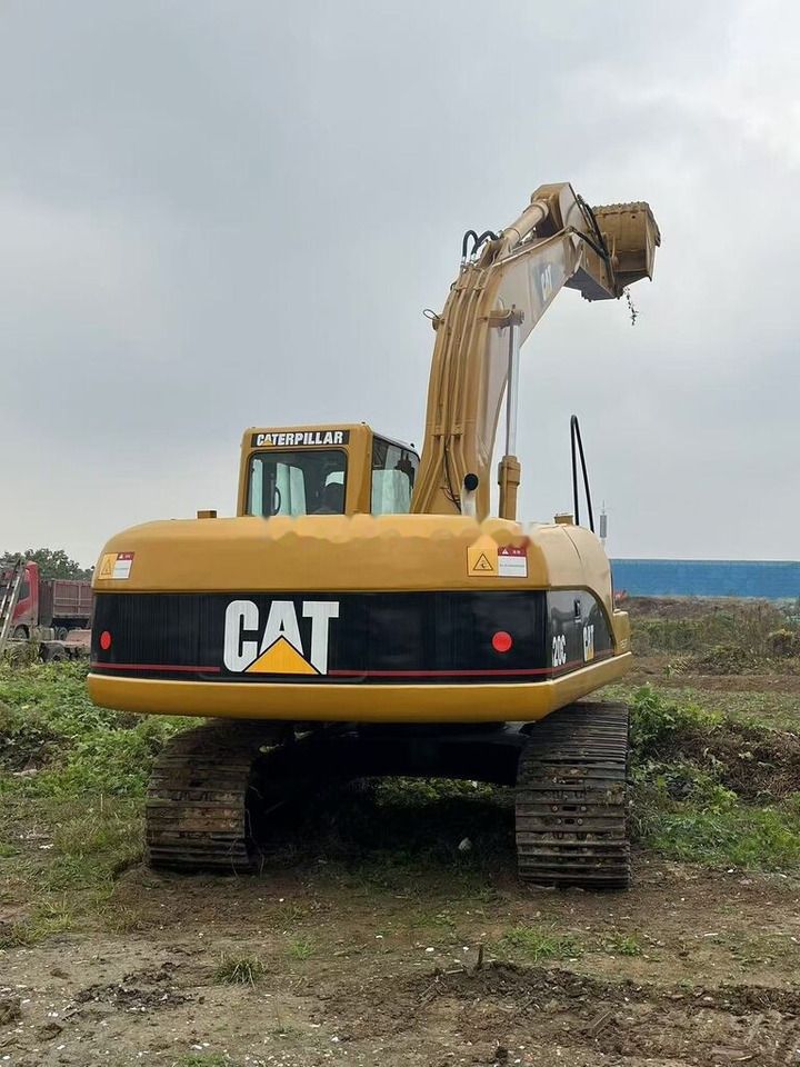 2021 Caterpillar 320C crawler excavator, rear view