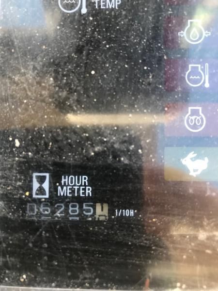 2012 Takeuchi TB219 mini excavator hour meter display