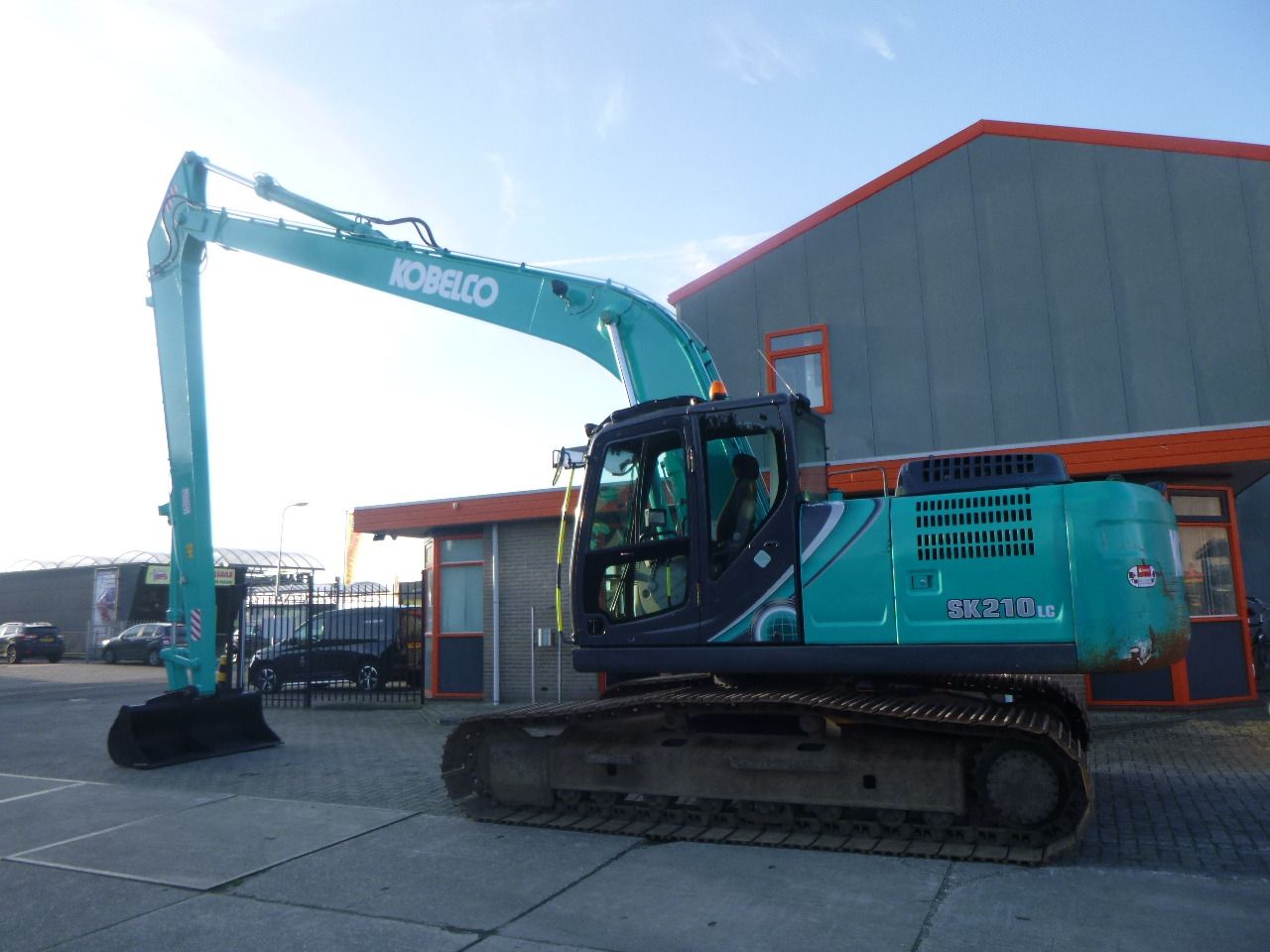 2019 Kobelco SK210LC-10E crawler excavator side view