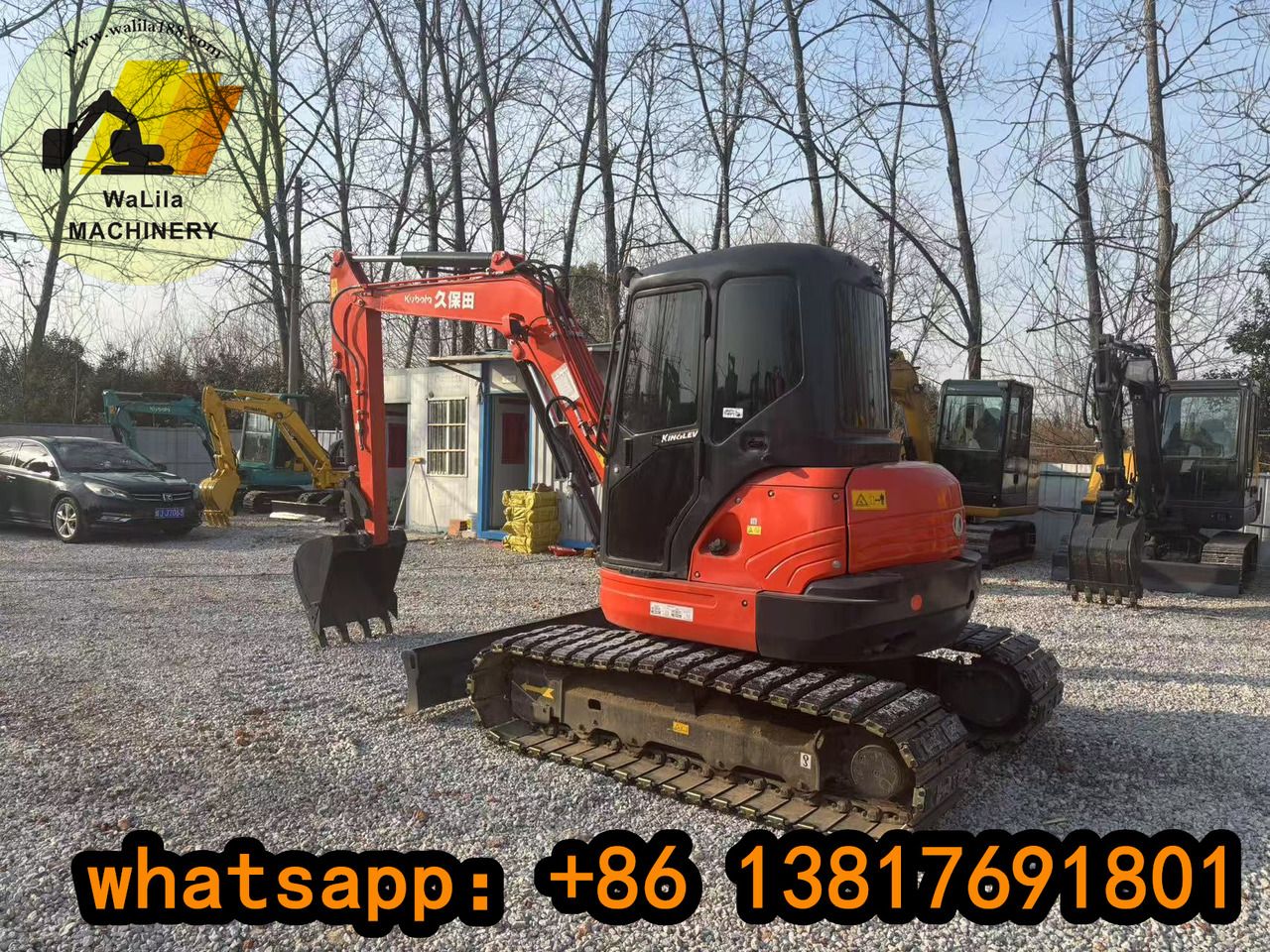 2023 Kubota KX161 mini excavator, rear three-quarter view 2023 Kubota KX161 mini excavator, rear three-quarter view