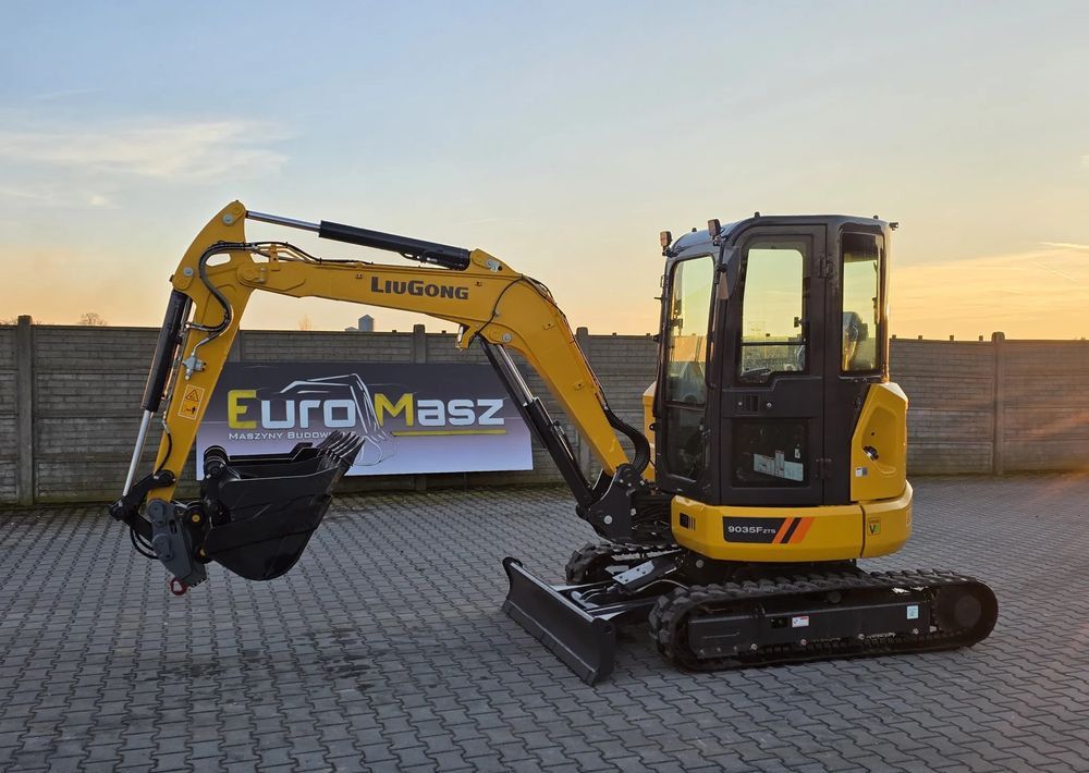 2026 LiuGong 9035FZTS mini excavator, side view
