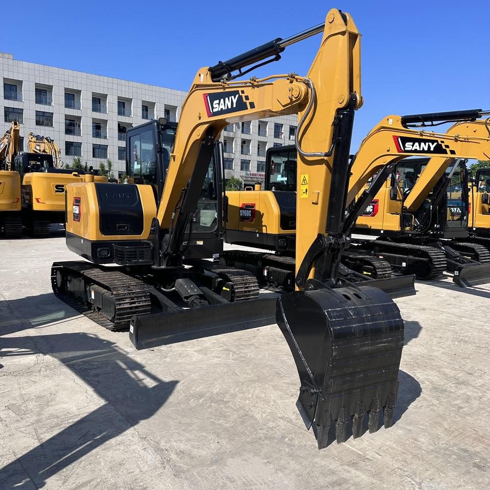 2026 Sany SY55U mini excavator, front three-quarter view 2026 Sany SY55U mini excavator, front three-quarter view