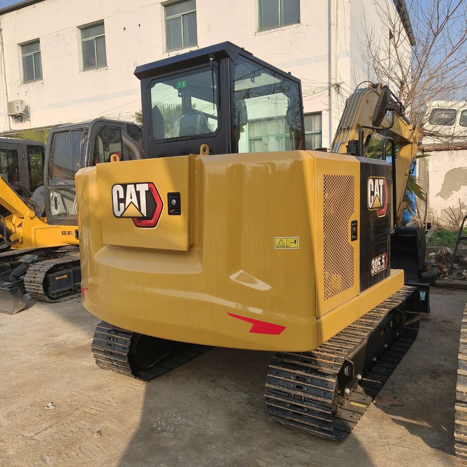 2026 Caterpillar 305.5 mini excavator rear view 2026 Caterpillar 305.5 mini excavator rear view