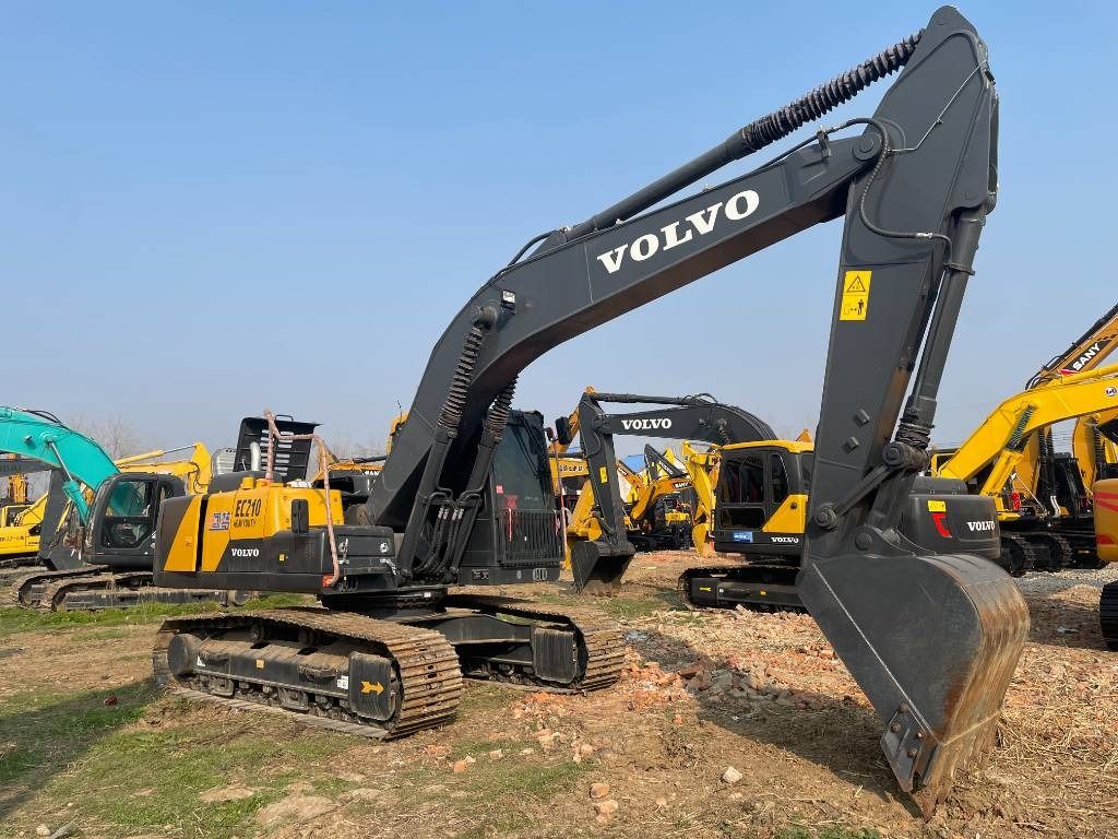 2025 Volvo EC210 crawler excavator, side view