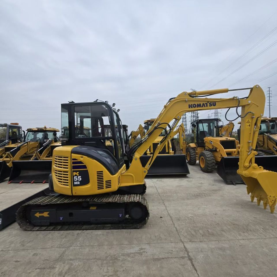 2023 Komatsu PC-55MR mini excavator, side profile view 2023 Komatsu PC-55MR mini excavator, side profile view