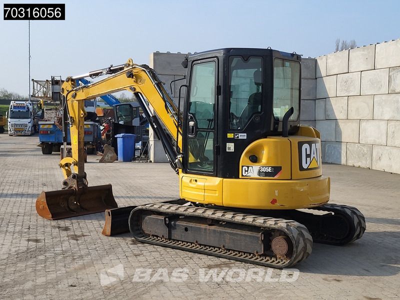 2017 Caterpillar 305E2 mini excavator, side view