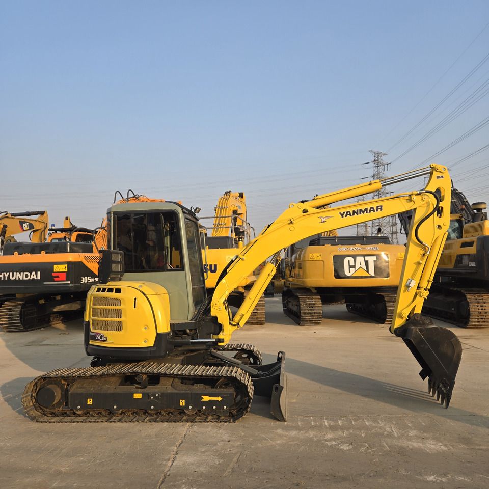 2022 Yanmar VIO55 mini excavator, side profile view 2022 Yanmar VIO55 mini excavator, side profile view