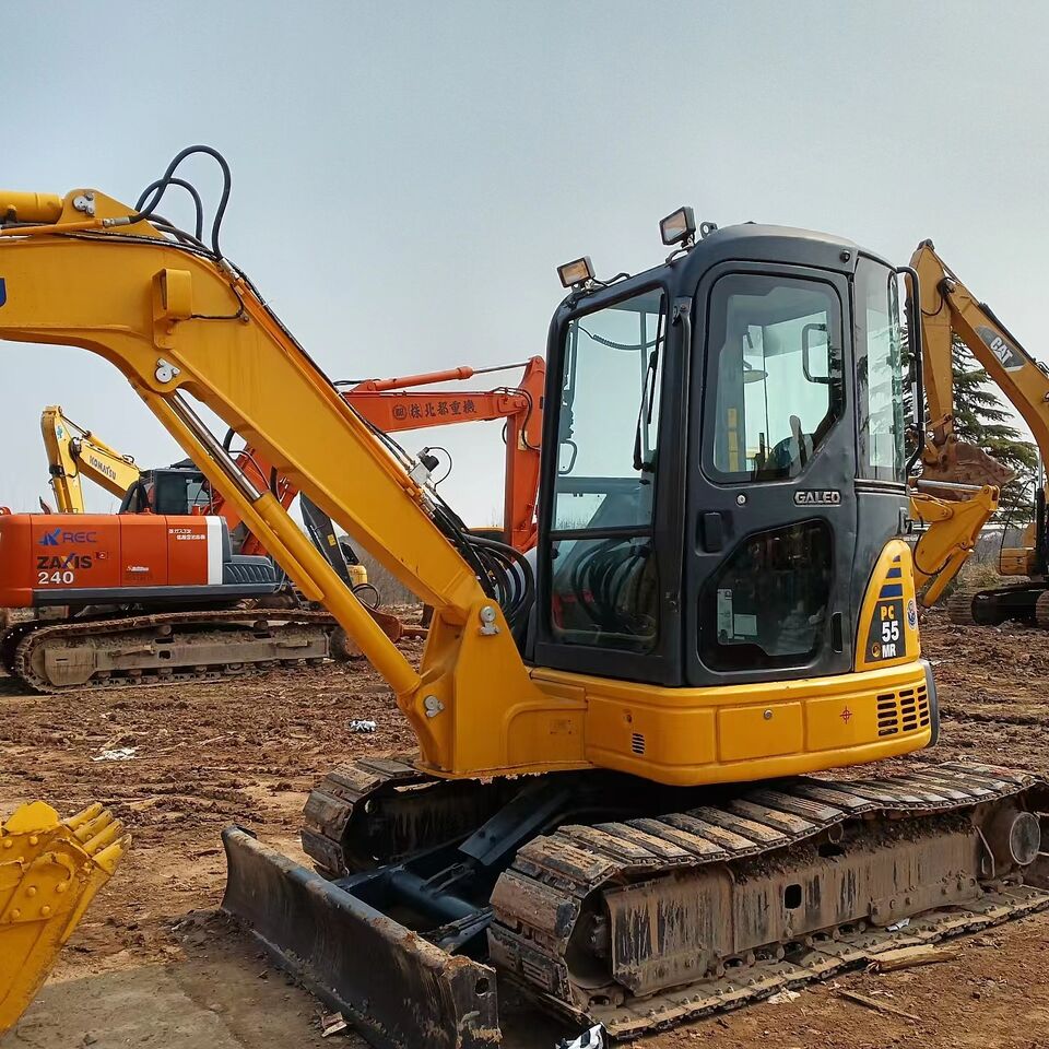 2023 Komatsu PC-55MR mini excavator, side view 2023 Komatsu PC-55MR mini excavator, side view
