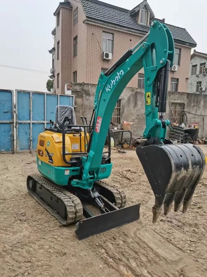 2024 Kubota U17 mini excavator, rear three-quarter view