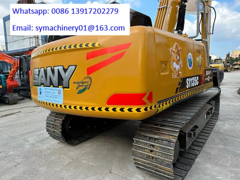 2022 Sany SY135C crawler excavator rear three-quarter view 2022 Sany SY135C crawler excavator rear three-quarter view