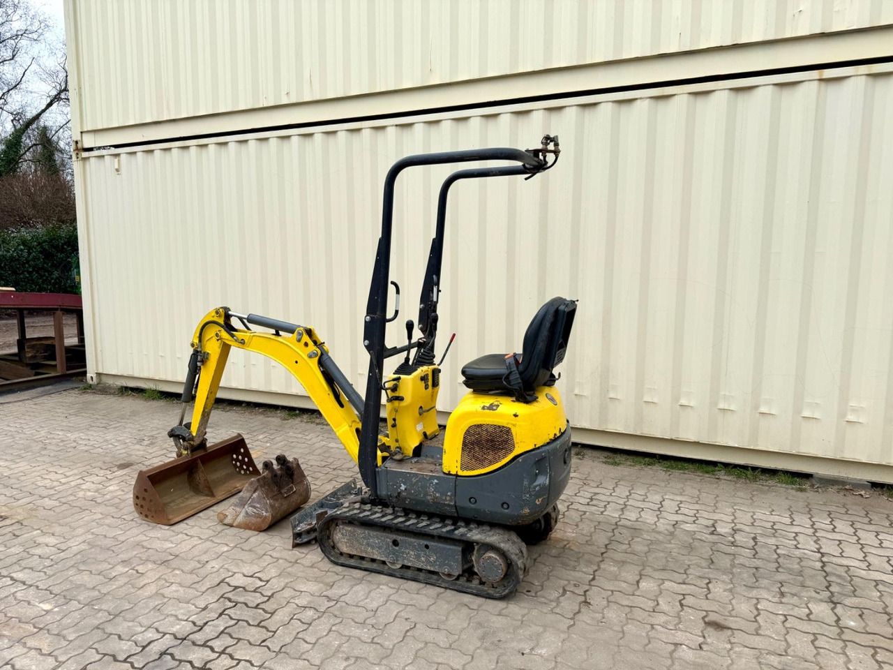 2019 Wacker Neuson 803 mini excavator, rear three-quarter view 2019 Wacker Neuson 803 mini excavator, rear three-quarter view