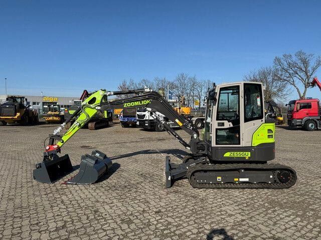 2025 Zoomlion ZE55GU mini excavator, side view 2025 Zoomlion ZE55GU mini excavator, side view