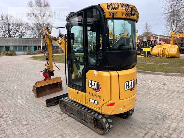 2021 Caterpillar 301.8 mini excavator, rear three-quarter view 2021 Caterpillar 301.8 mini excavator, rear three-quarter view