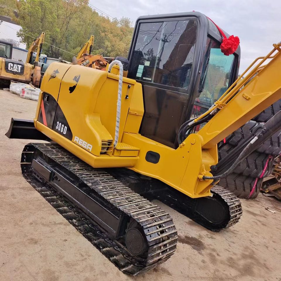 2022 Caterpillar 306D mini excavator, rear three-quarter view 2022 Caterpillar 306D mini excavator, rear three-quarter view