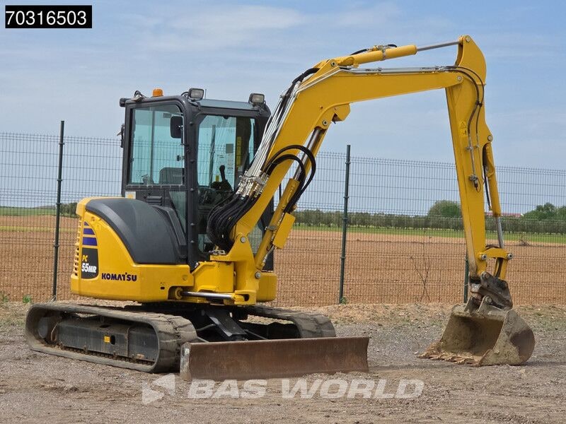2024 Komatsu PC55MR-5 mini excavator, side view 2024 Komatsu PC55MR-5 mini excavator, side view