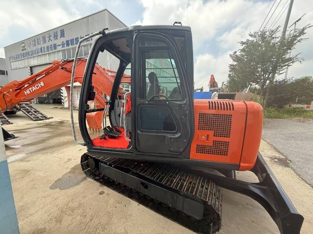 2025 Hitachi ZX60 mini excavator, side view of cab