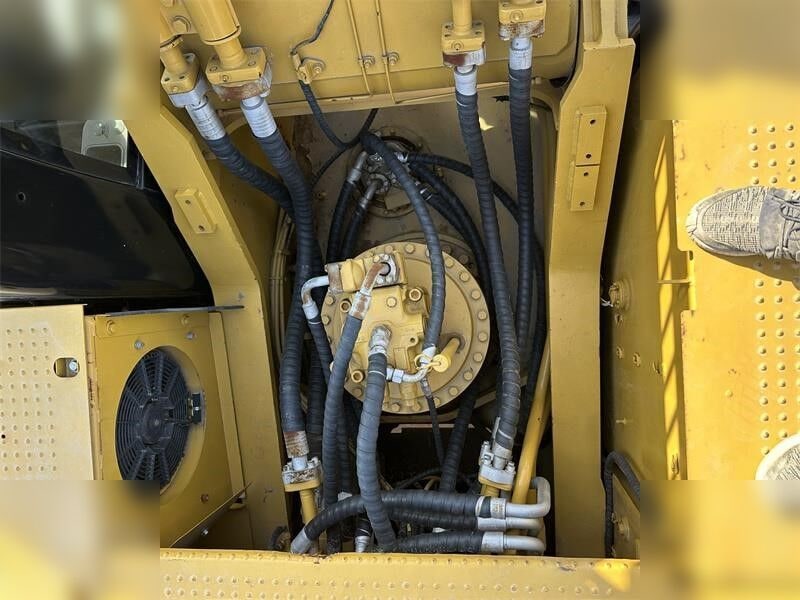 2022 Caterpillar 330D crawler excavator hydraulic compartment view