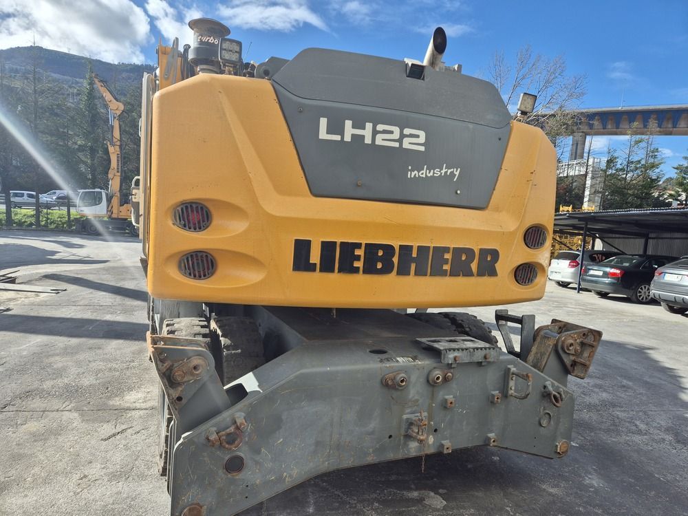 2019 Liebherr LH22 M material handler rear view