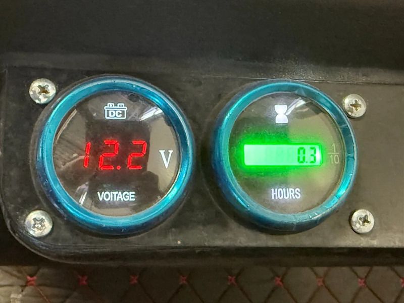2024 JPC HT-12 mini excavator instrument panel gauges 2024 JPC HT-12 mini excavator instrument panel gauges