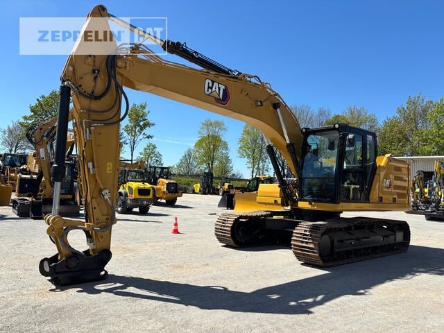 2022 Caterpillar 320-07D crawler excavator, side view 2022 Caterpillar 320-07D crawler excavator, side view