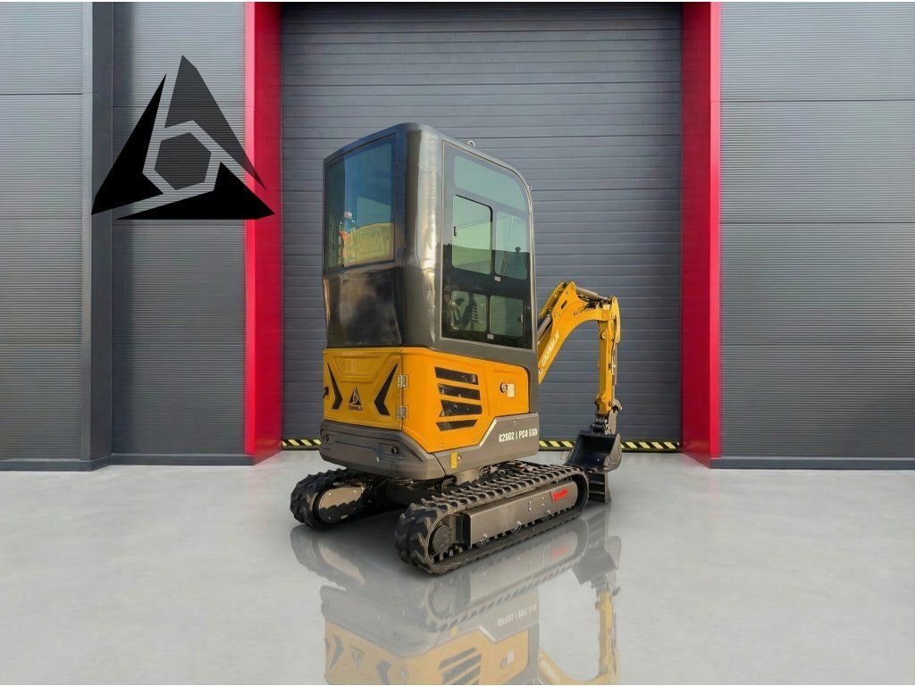 2026 Gorila G20SE I PRO CAB mini excavator, rear three-quarter view 2026 Gorila G20SE I PRO CAB mini excavator, rear three-quarter view