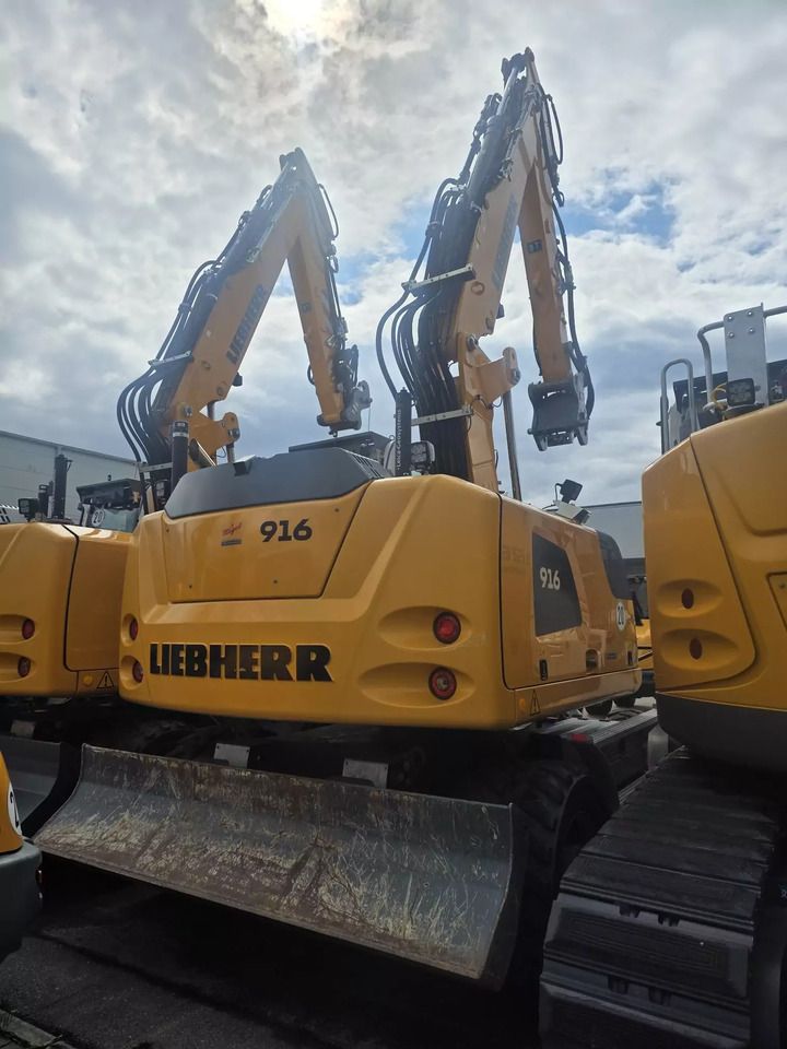 2023 Liebherr A916 wheel excavator rear view 2023 Liebherr A916 wheel excavator rear view