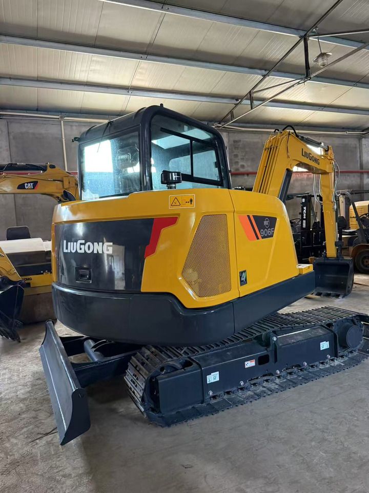 2025 LiuGong 906F mini excavator, rear three-quarter view