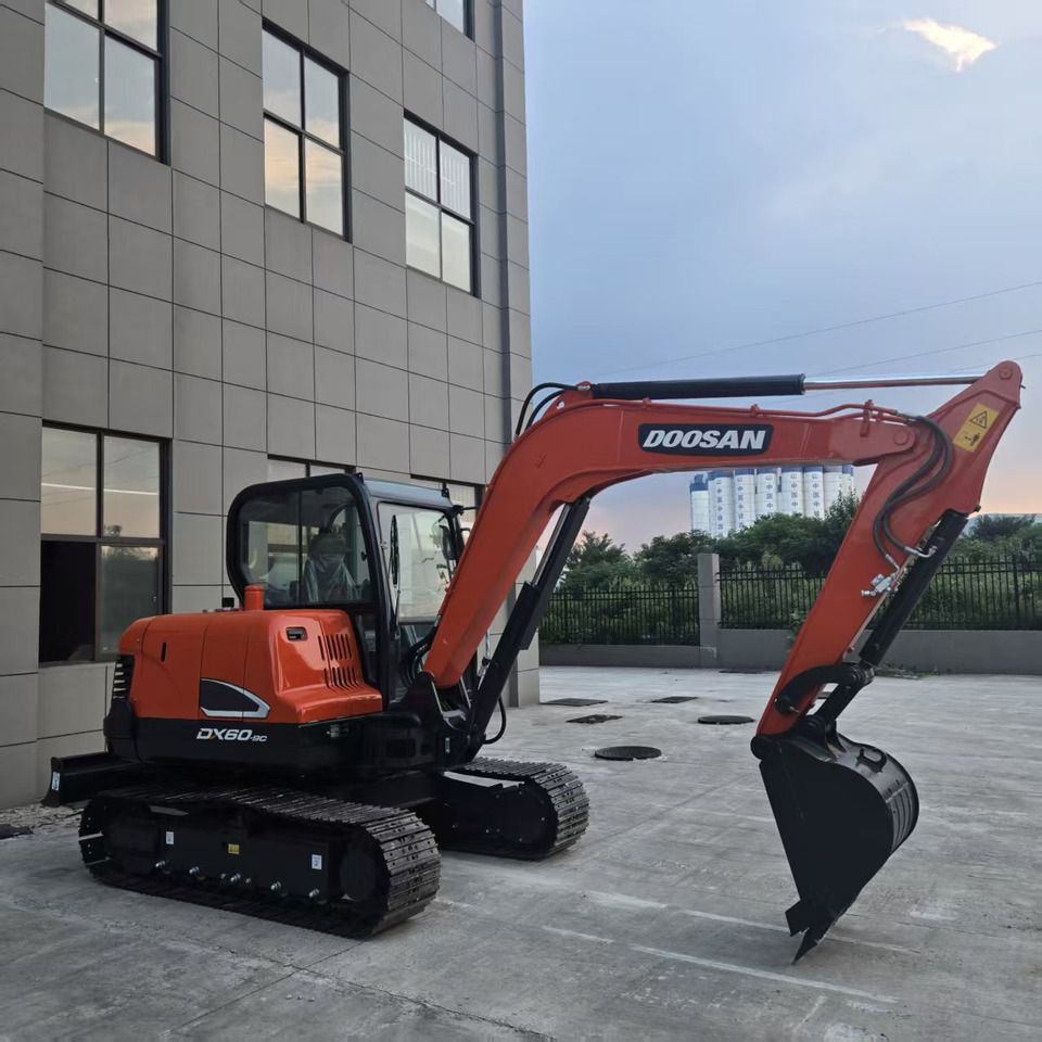 2024 Doosan DX60-9C mini excavator, side view 2024 Doosan DX60-9C mini excavator, side view