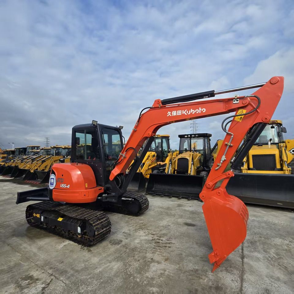 2024 Kubota U55-4 mini excavator, side profile view 2024 Kubota U55-4 mini excavator, side profile view