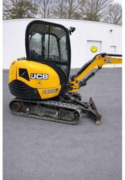 2013 JCB 8026CTS mini excavator, side view